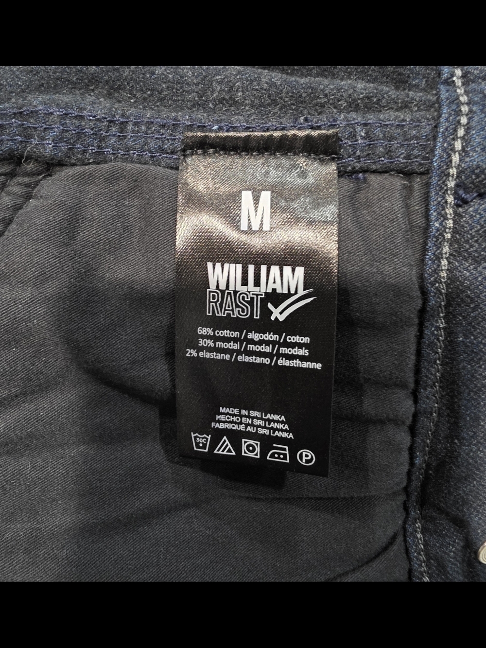 950 William Rast Men's Erwin Denim Jacket - Soft Stretch Indigo - Size M - Picture 2 of 6